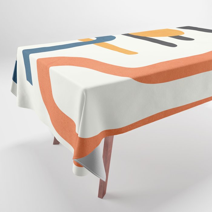 Abstract Colorful Setting 6 Tablecloth Gallery Image 1