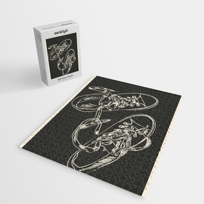 Retro Sneakers Drawing 4 Jigsaw Puzzle Gallery Image 2
