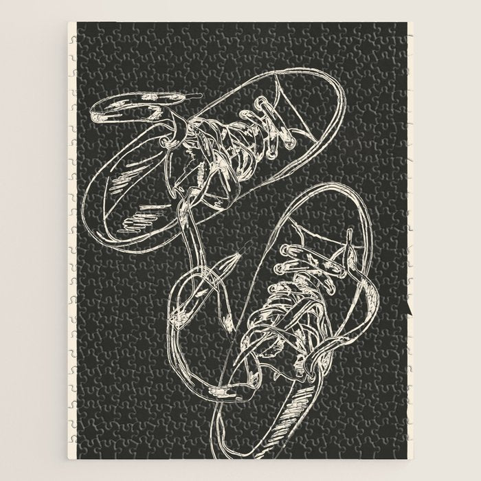 Retro Sneakers Drawing 4 Jigsaw Puzzle Gallery Image 1