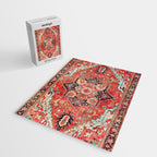 Heriz Azerbaijan Northwest Persian Rug Print Jigsaw Puzzle Gallery Image 2