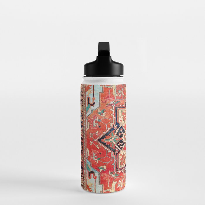 Heriz Azerbaijan Northwest Persian Rug Print Water Bottle Gallery Image 3