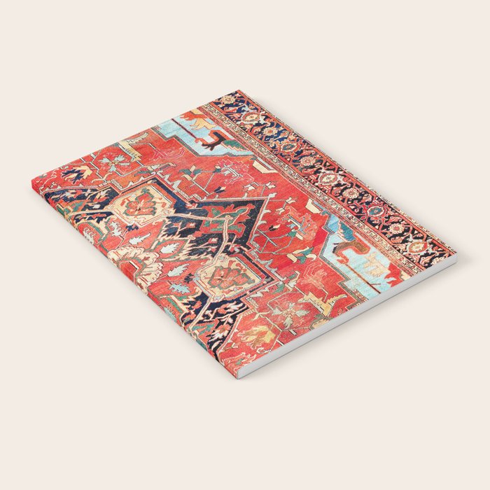 Heriz Azerbaijan Northwest Persian Rug Print Notebook Gallery Image 2