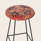 Heriz Azerbaijan Northwest Persian Rug Print Stool Gallery Image 2