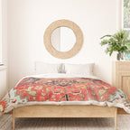 Heriz Azerbaijan Northwest Persian Rug Print Duvet Cover Gallery Image 3