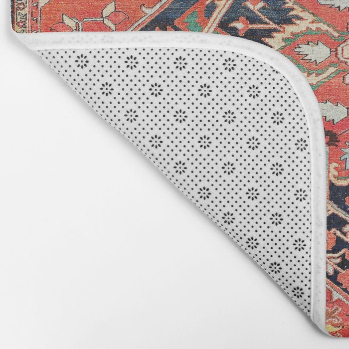 Heriz Azerbaijan Northwest Persian Rug Print Bath Mat Gallery Image 2