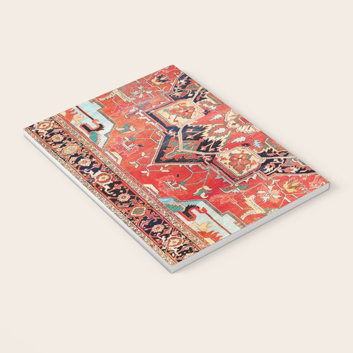 Heriz Azerbaijan Northwest Persian Rug Print Notebook Gallery Image 3