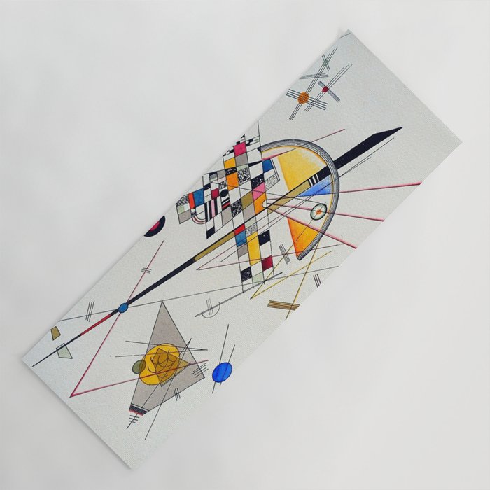 Wassily Kandinsky Delicate Tension Yoga Mat Gallery Image 1