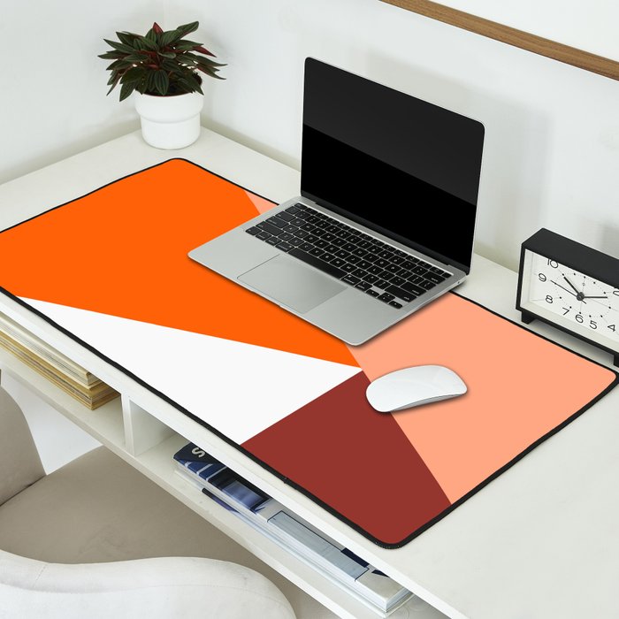 Geometrical retro  Desk Mat Gallery Image 2