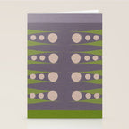 Holding the pose in abstract shapes in purple hues  Stationery Card Gallery Image 2