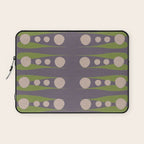 Holding the pose in abstract shapes in purple hues  Laptop Sleeve Gallery Image 1