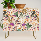 Magic mushroom forest H Credenza Gallery Image 1