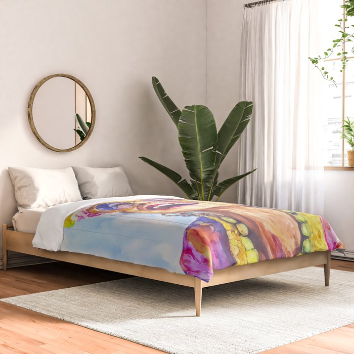 Ageless Bold And Joyful Charismatic Female Portrait Comforter Gallery Image 2