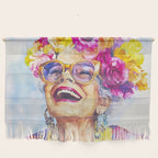 Ageless Bold And Joyful Charismatic Female Portrait Wall Hanging Gallery Image 1
