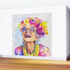 Ageless Bold And Joyful Charismatic Female Portrait Wall Mural Gallery Image 2