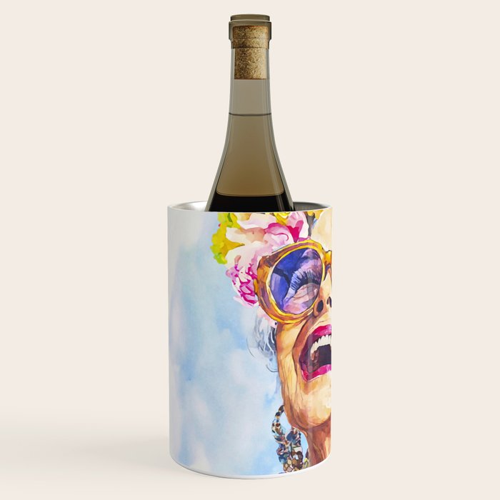 Ageless Bold And Joyful Charismatic Female Portrait Wine Chiller Gallery Image 2