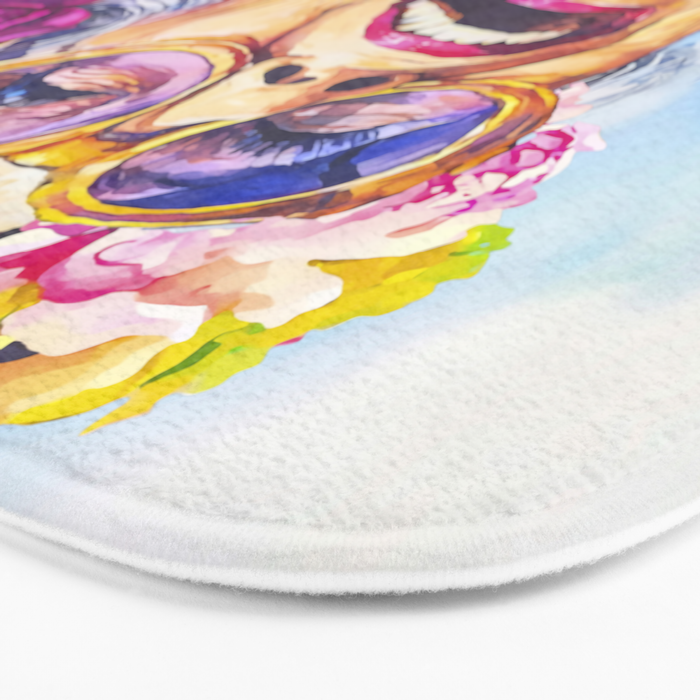 Ageless Bold And Joyful Charismatic Female Portrait Bath Mat Gallery Image 3