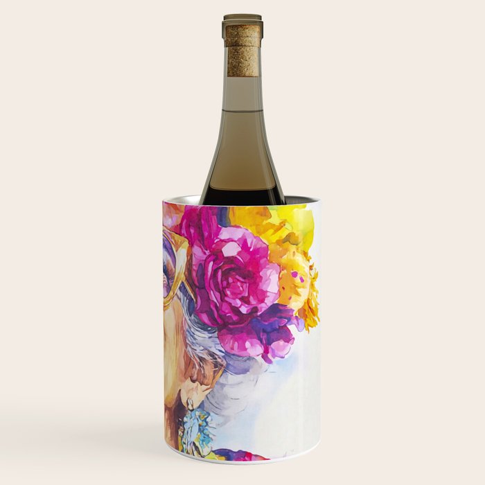 Ageless Bold And Joyful Charismatic Female Portrait Wine Chiller Gallery Image 3