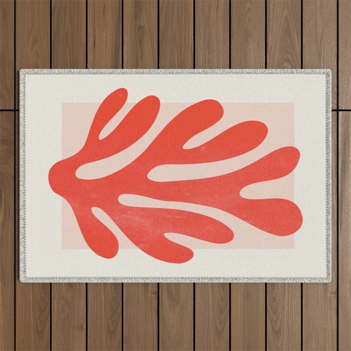 Jazz Leaf: Matisse Edition | Mid Century Series Outdoor Rug Gallery Image 1