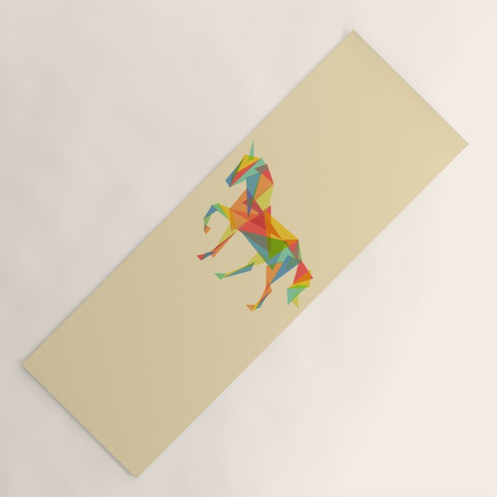 Fractal Geometric Unicorn Yoga Mat Gallery Image 1