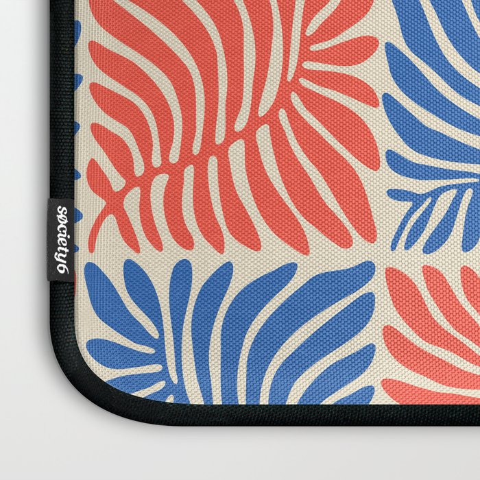 Abstract organic nature plant leaf pattern Laptop Sleeve Gallery Image 3