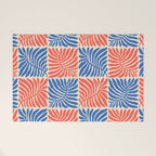 Abstract organic nature plant leaf pattern Welcome Mat Gallery Image 1