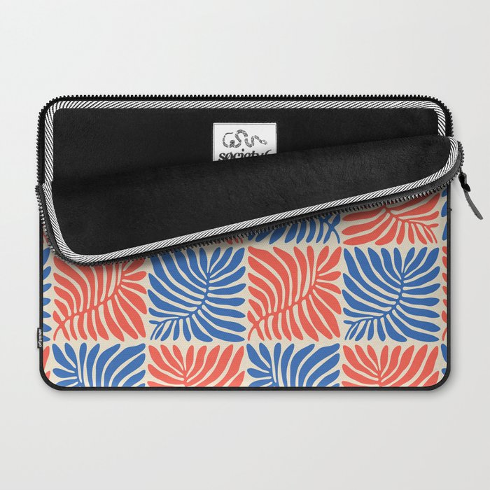 Abstract organic nature plant leaf pattern Laptop Sleeve Gallery Image 2