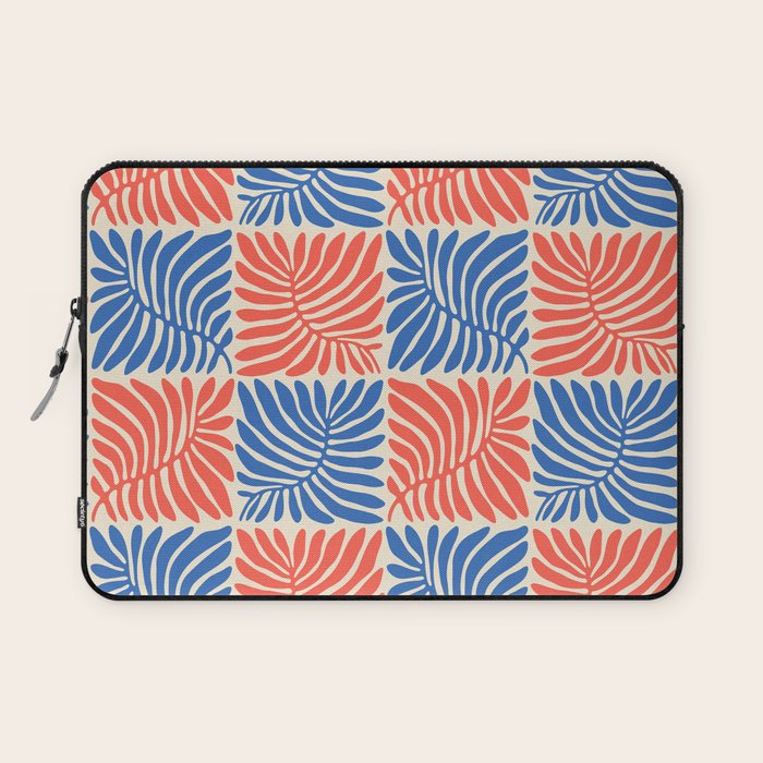 Abstract organic nature plant leaf pattern Laptop Sleeve Gallery Image 1