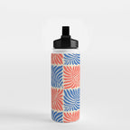 Abstract organic nature plant leaf pattern Water Bottle Gallery Image 2