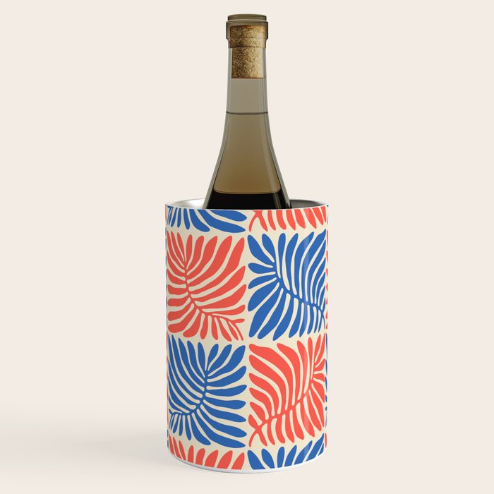 Abstract organic nature plant leaf pattern Wine Chiller Gallery Image 1