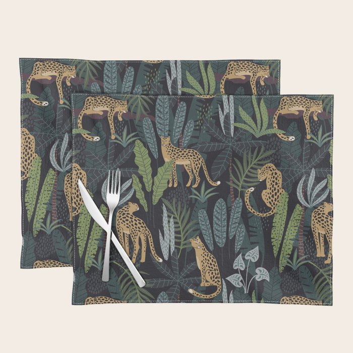 Wild Cheetah Prints Placemat Gallery Image 1