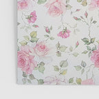 Elegant blush pink white vintage rose floral Poster Gallery Image 3