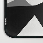 Abstract Black And White Painting 02 Laptop Sleeve Gallery Image 3