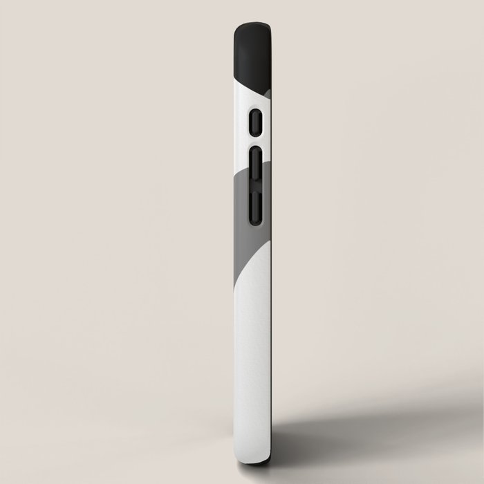 Abstract Black And White Painting 02 iPhone Case Gallery Image 2
