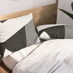 Abstract Black And White Painting 02 Pillow Sham Gallery Image 2