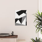 Abstract Black And White Painting 02 Poster Gallery Image 2