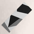 Abstract Black And White Painting 02 Yoga Mat Gallery Image 1