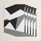 Abstract Black And White Painting 02 Wrapping Paper Gallery Image 3