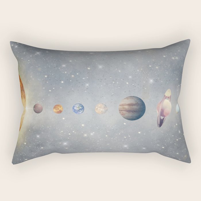 solar system Rectangular Pillow Gallery Image 1