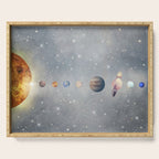 solar system Serving Tray Gallery Image 1