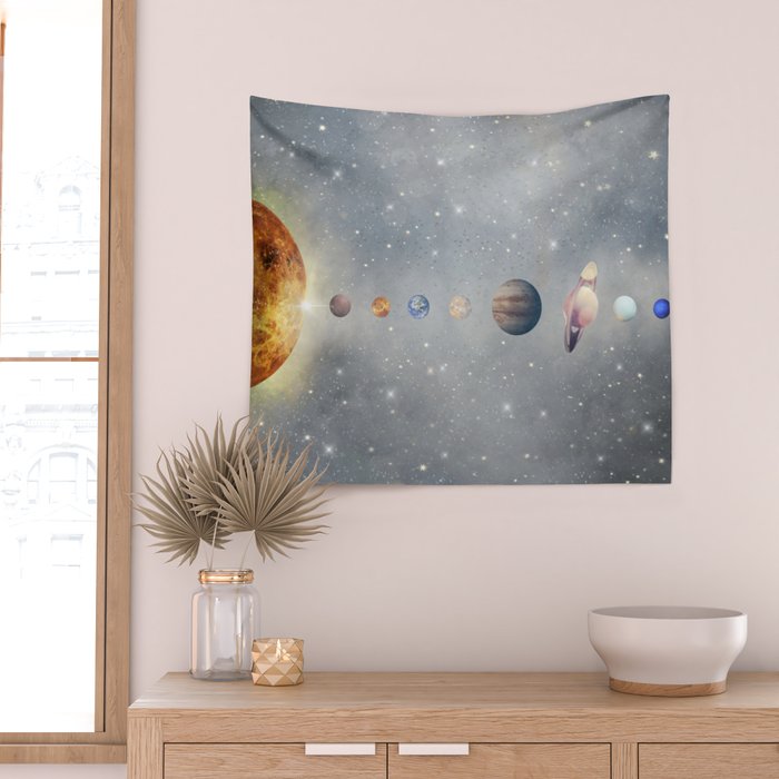 solar system Wall Tapestry Gallery Image 2