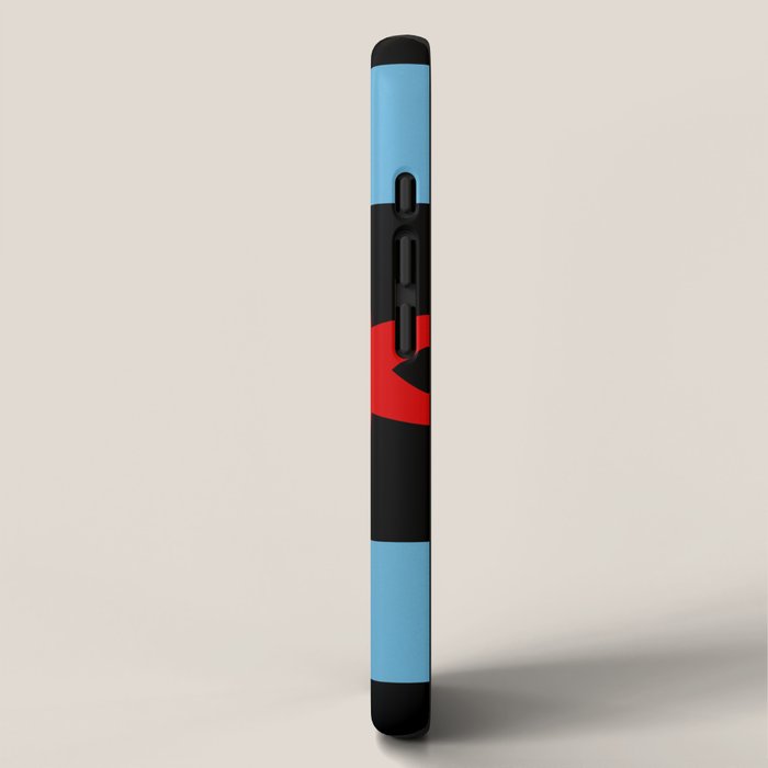 Black Chicago Flag iPhone Case Gallery Image 2