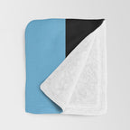 Black Chicago Flag Throw Blanket Gallery Image 3