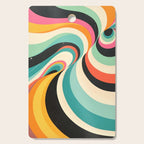 Abstract Retro Swirl 70s Mid-Century Curves Cutting Board Gallery Image 1
