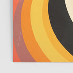 Abstract Retro Swirl 70s Mid-Century Curves Poster Gallery Image 3