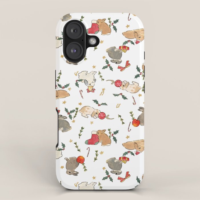 Bunnies and gifts iPhone Case Gallery Image 1