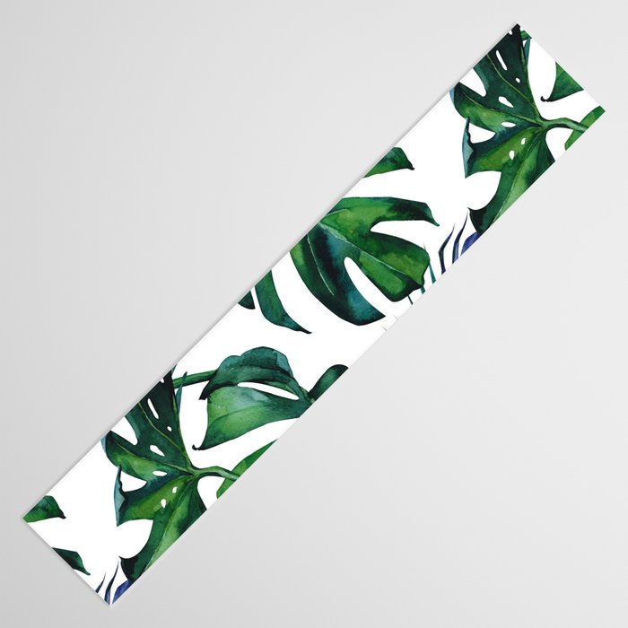 Tropical Palm Leaves Classic Table Runner Gallery Image 3