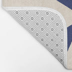 Cut-out Abstract Modern Shapes - blue Bath Mat Gallery Image 2