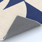 Cut-out Abstract Modern Shapes - blue Rug Gallery Image 4