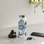 Pebbles Watercolor Abstract Water Bottle Gallery Image 5