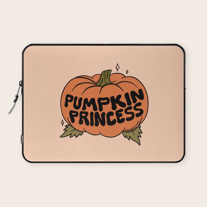 Pumpkin Princess Laptop Sleeve Gallery Image 1